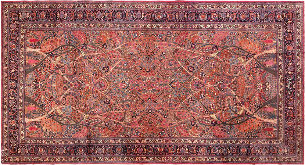 Antique Persian Khorassan Rug #71842 by Nazmiyal Antique Rugs