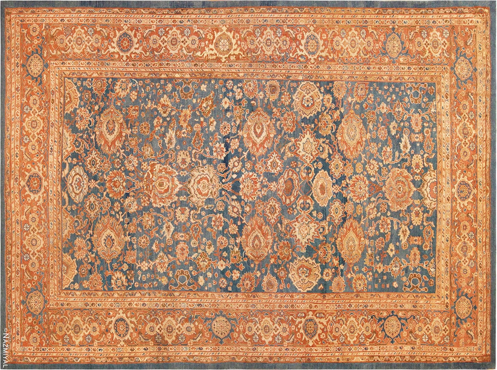 Antique Persian Sultanabad Rug #71954 by Nazmiyal Antique Rugs