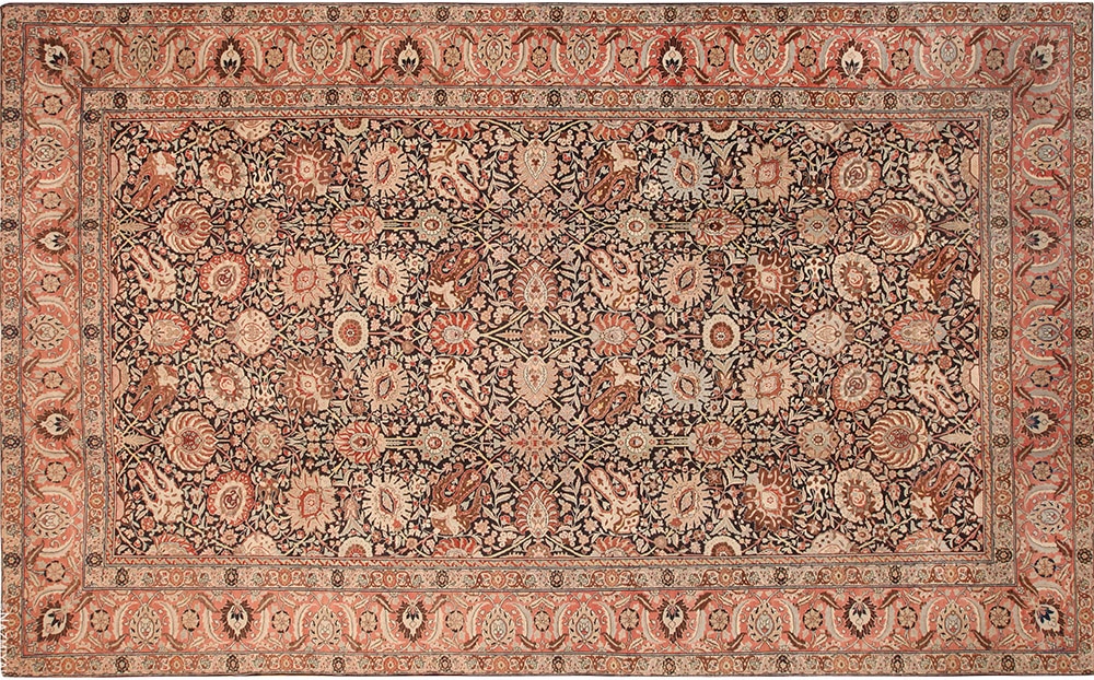 Antique Persian Tabriz Rug #71475 by Nazmiyal Antique Rugs