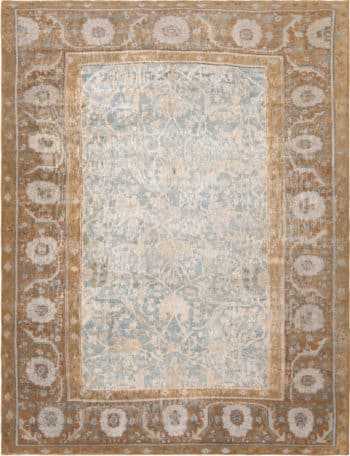 Antique Persian Wool And Cotton Tabriz Rug 72129 by Nazmiyal Antique Rugs