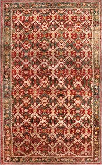 Oversized Antique Indian Agra Rug 72240 by Nazmiyal Antique Rugs
