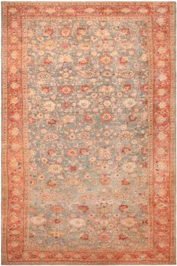 Oversized Antique Persian Sultanabad Rug 72205 by Nazmiyal Antique Rugs