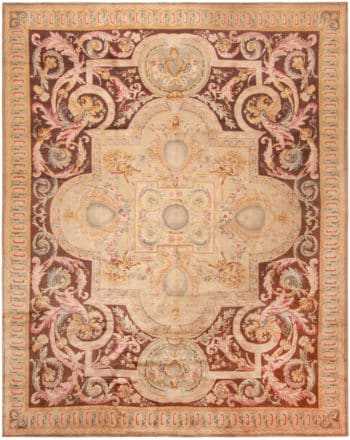 Large Antique French Savonnerie Rug 72306 by Nazmiyal Antique Rugs