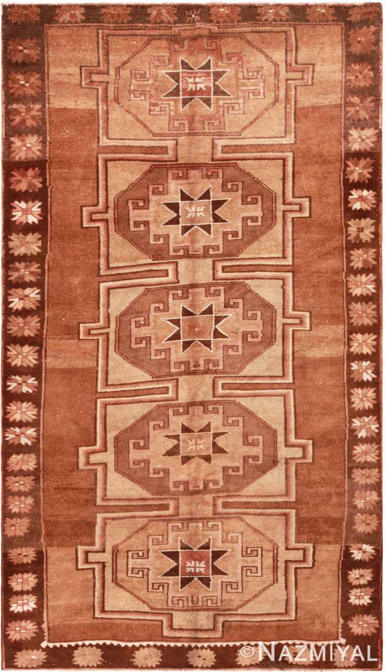 Eight-Pointed Star Vintage Kars Rug From Turkey 72301 By Nazmiyal Antique Rugs