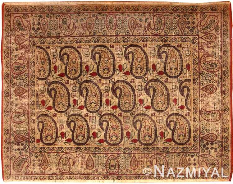 Antique Persian Paisley Kerman Rug 72410 by Nazmiyal Antique Rugs