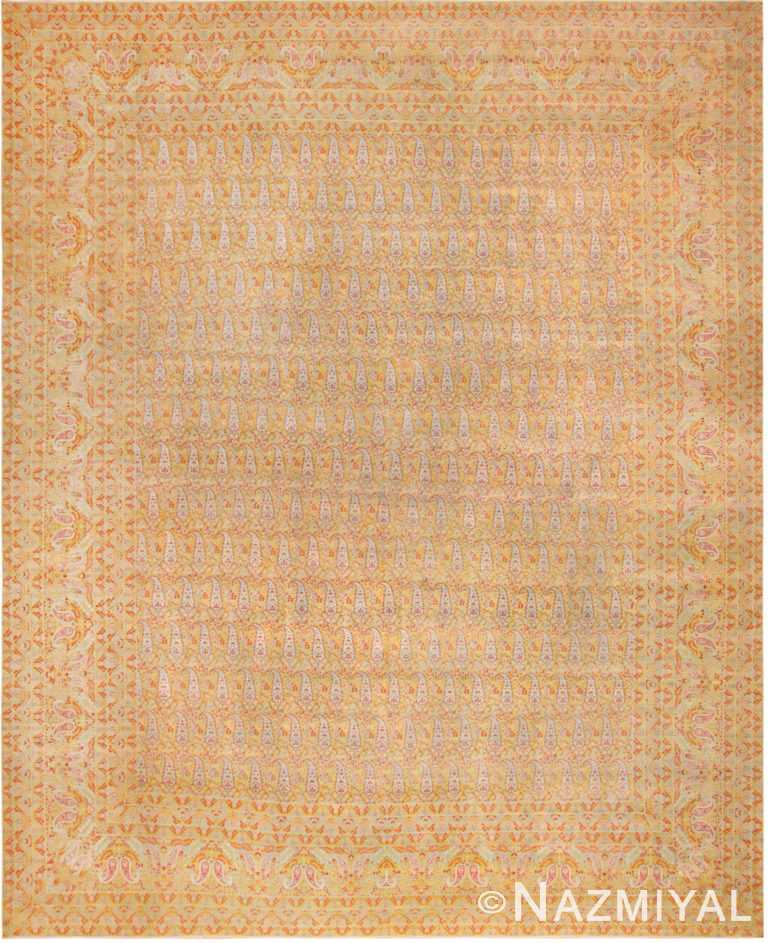 Large Antique Paisley Design Persian Kerman Rug 72147 by Nazmiyal Antique Rugs