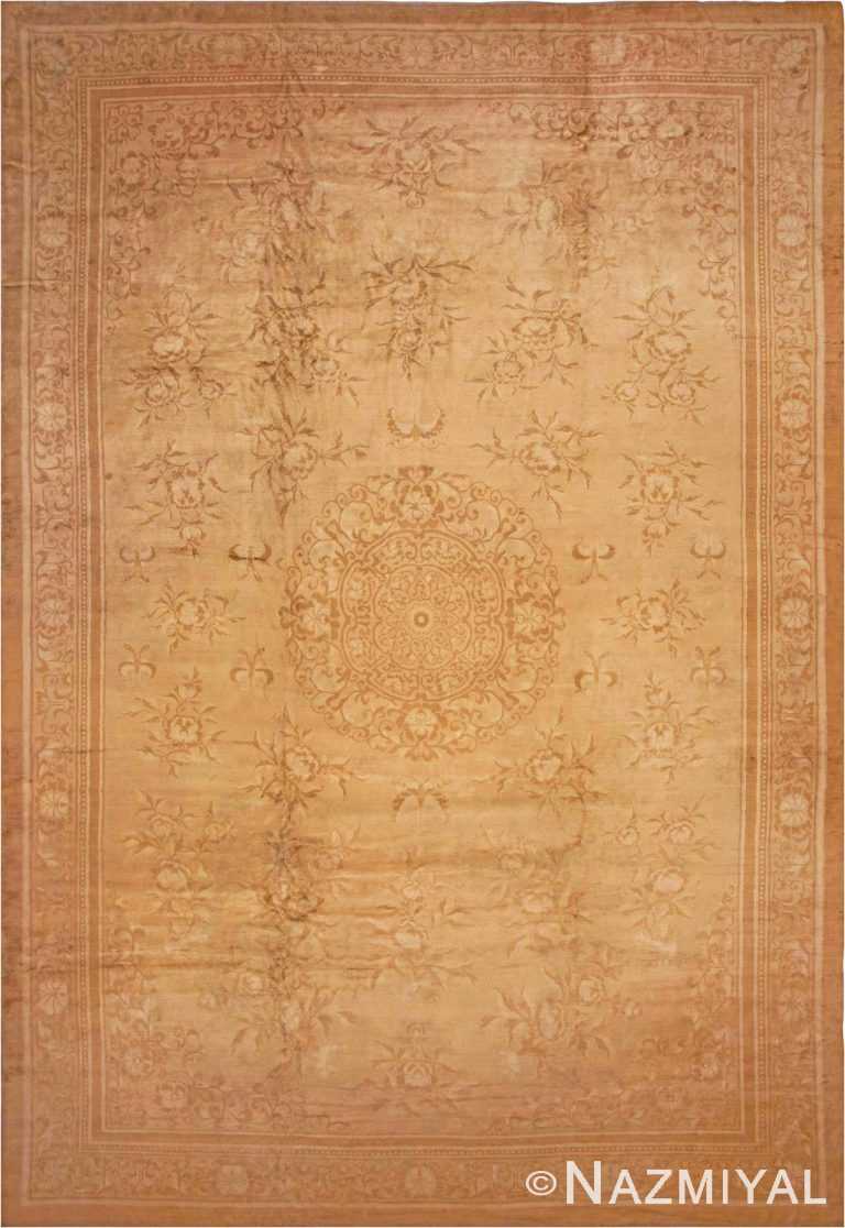Oversized Antique Oriental Indian Agra Rug 72413 by Nazmiyal Antique Rugs