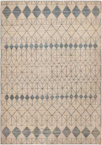 Geometric Contemporary Design Central Asian Area Rug 11604 by Nazmiyal Antique Rugs