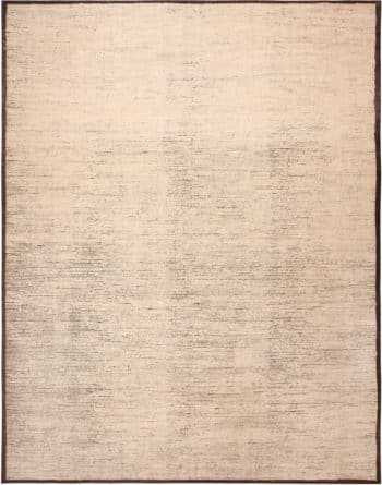 Large Cream Tones Modern Chic Area Rug 11843 by Nazmiyal Antique Rugs