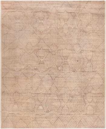 Large Geometric Brown And Beige Decorative Contemporary Chic Area Rug 11763 by Nazmiyal Antique Rugs