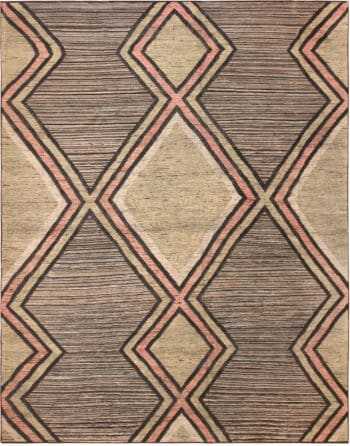 Large Geometric Contemporary Area Rug 11695 by Nazmiyal Antique Rugs