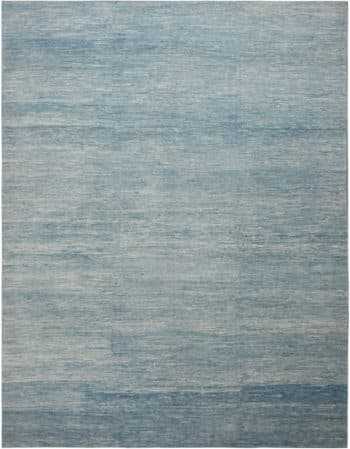 Trending Blue Abstract Contemporary Area Rug 11510 by Nazmiyal Antique Rugs
