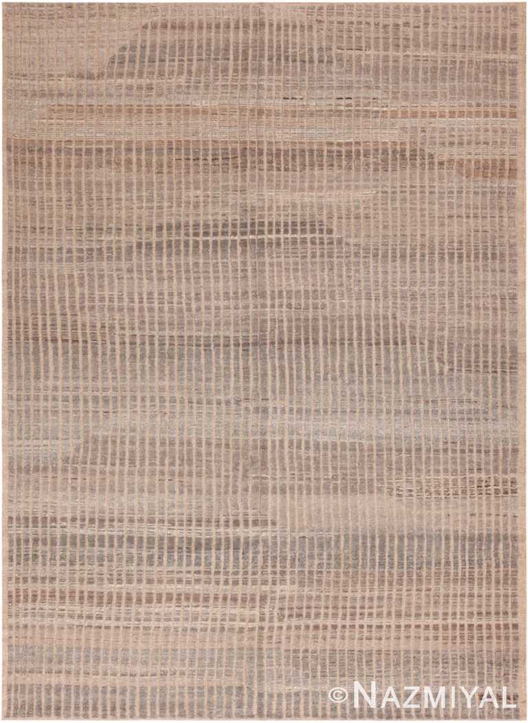 Earthy Tone Contemporary Central Asian Area Rug 11260 by Nazmiyal Antique Rugs