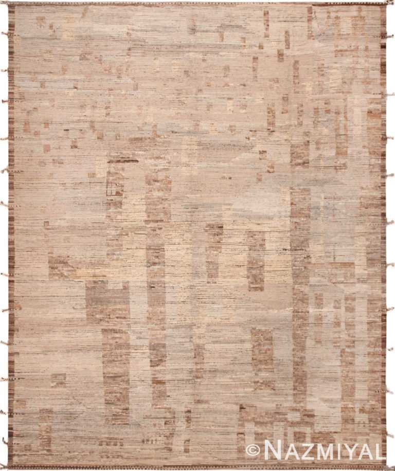 Large Earthy Tones Trendy Modern Area Rug 11783 by Nazmiyal Antique Rugs