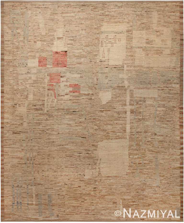 Large Earthy Tones Trendy Modern Decorative Rug 11791 by Nazmiyal Antique Rugs
