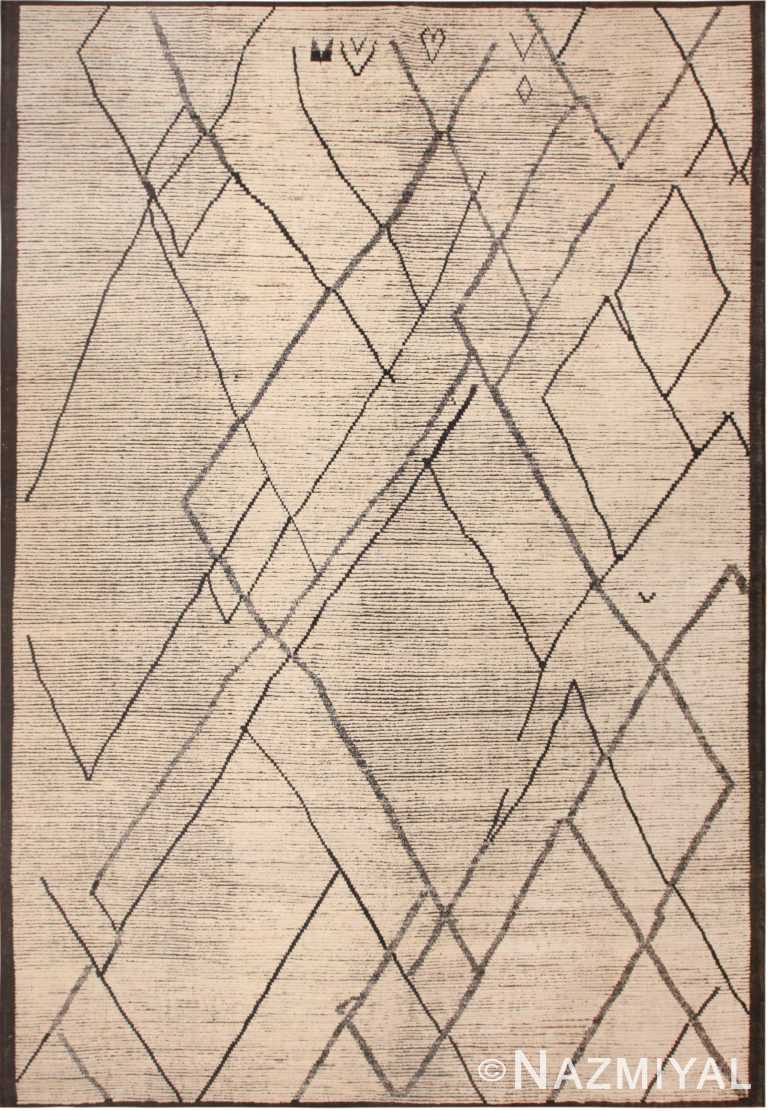 Large Trendy Tribal Design Modern Decorative Area Rug 11809 by Nazmiyal Antique Rugs