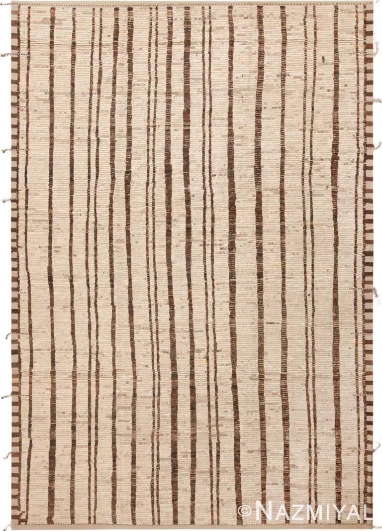 Tribal Stripe Design Contemporary Rug 11598 by Nazmiyal Antique Rugs