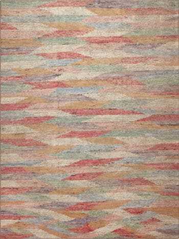 Artistic Colorful Modern Abstract Contemporary Room Size Area Rug 11494 by Nazmiyal Antique Rugs