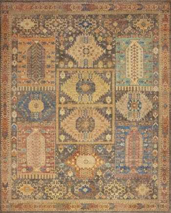 Contemporary Geometric Tribal Design Modern Rustic Area Rug 11778 by Nazmiyal Antique Rugs