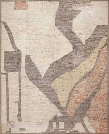 Tribal Primitive Large Modern Abstract Contemporary Area Rug 11865 by Nazmiyal Antique Rugs