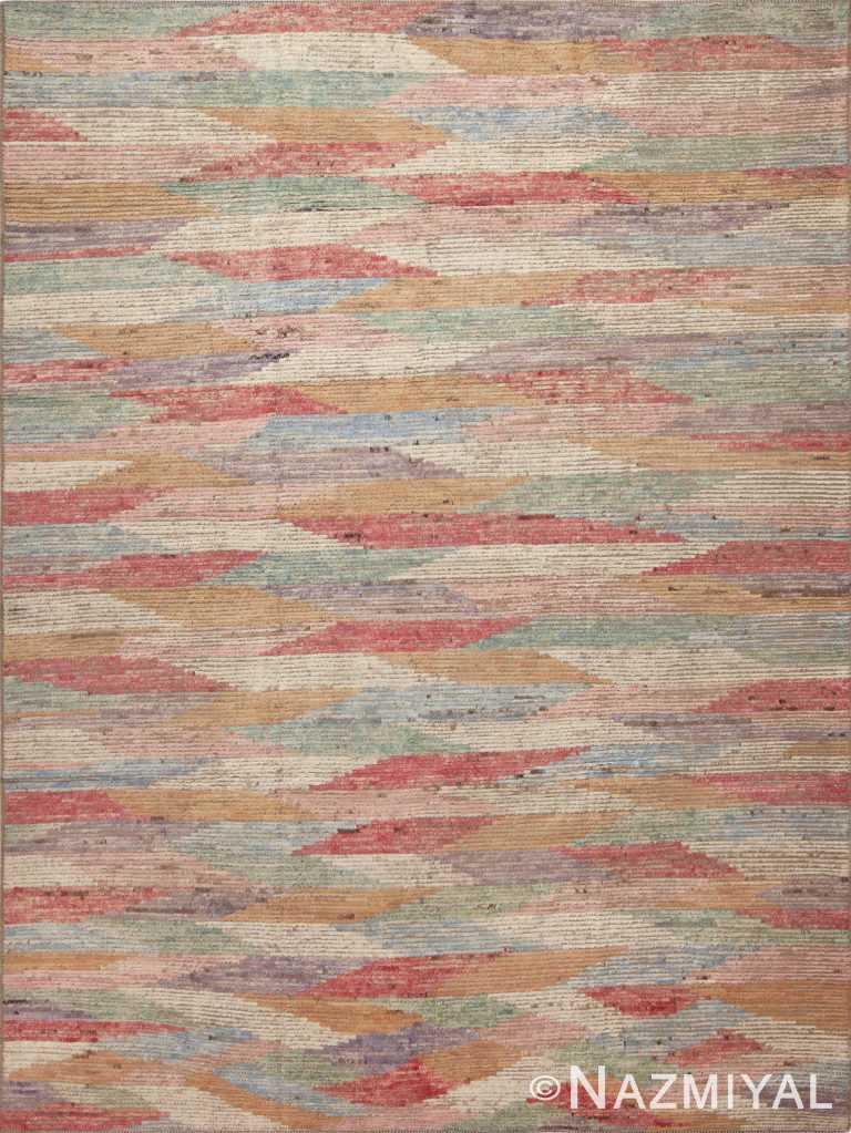 Artistic Colorful Modern Abstract Contemporary Room Size Area Rug 11494 by Nazmiyal Antique Rugs