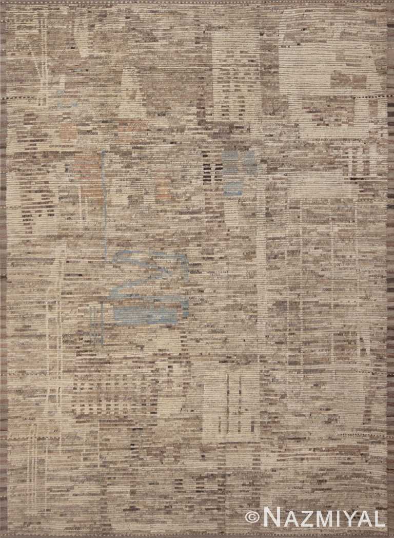 Contemporary Earthy Abstract Nomadic Modern Area Rug 11642 by Nazmiyal Antique Rugs