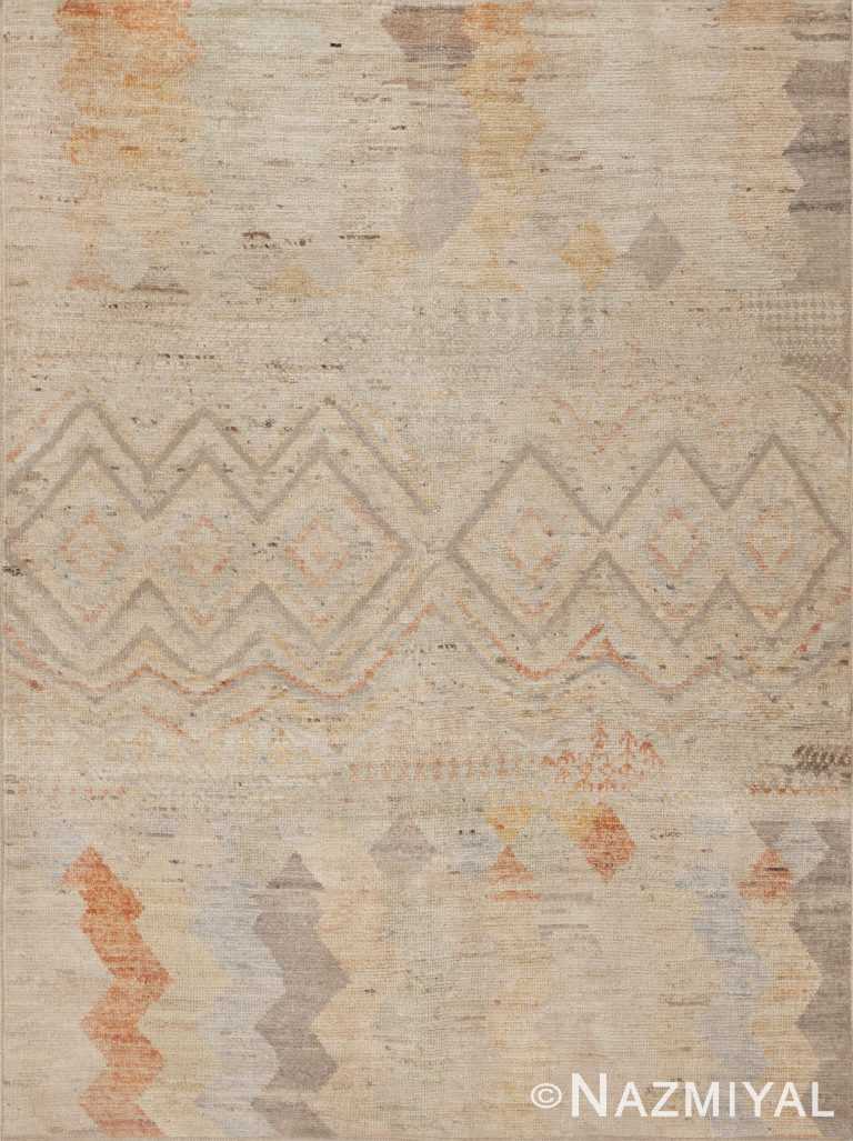 Primitive Tribal Nomadic Rustic Contemporary Modern Area Rug 11067 by Nazmiyal Antique Rugs