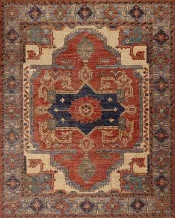 Rustic Contemporary Tribal Persian Bakshaish Design Modern Area Rug 11365 Nazmiyal Antique Rugs