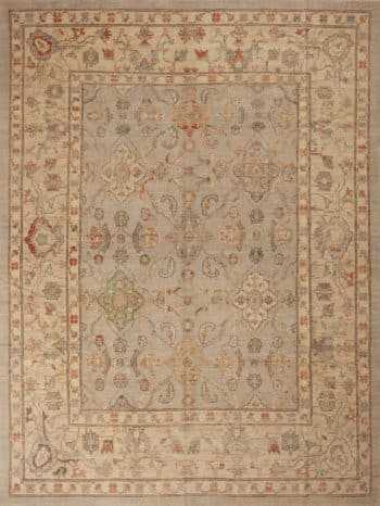 Room Size Allover Casual Turkish Oushak Design Modern Area Rug 11548 by Nazmiyal Antique Rugs
