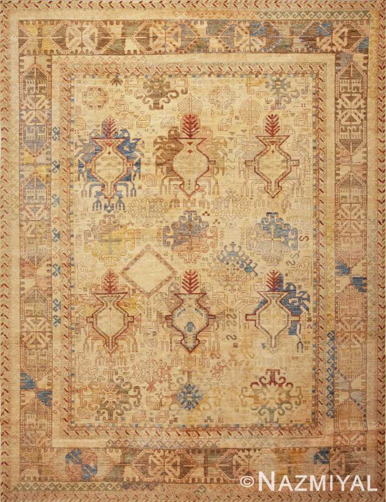 Rustic Large Scale Tribal Geometric Design Modern Area Rug 11719 by Nazmiyal Antique Rugs