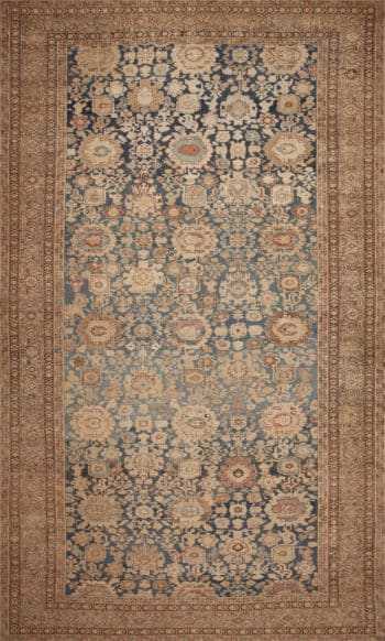 Beautifully Decorative Large Size Light Blue Background Tribal Antique Persian Malayer Rug 49530 From Nazmiyal Antique Rugs