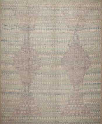 Beautifully Facinating And Decorative Large Size Tribal Geometric Design With Soft Pastel Colors Modern Area Rug 11725 by Nazmiyal Antique Rugs