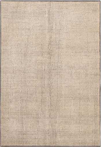 Neutral Tones Chic Contemporary Modern Area Rug 11270 by Nazmiyal Antique Rugs