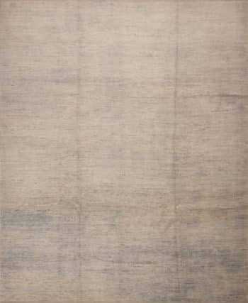 Solid Abstract Soft Neutral And Purply Grey Color Modern Room Size Area Rug #11516 by Nazmiyal Antique Rugs