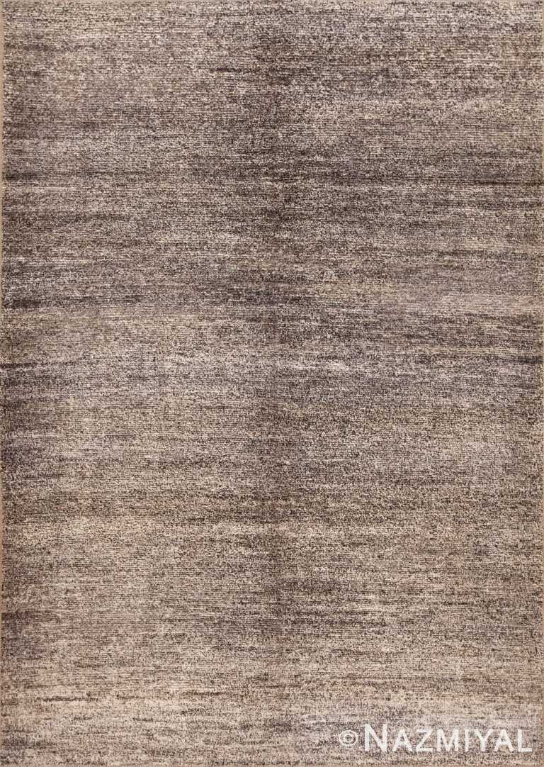 Abstract Pattern Salt and Pepper Color Modern Contemporary Area Rug 11274 by Nazmiyal Antique Rugs