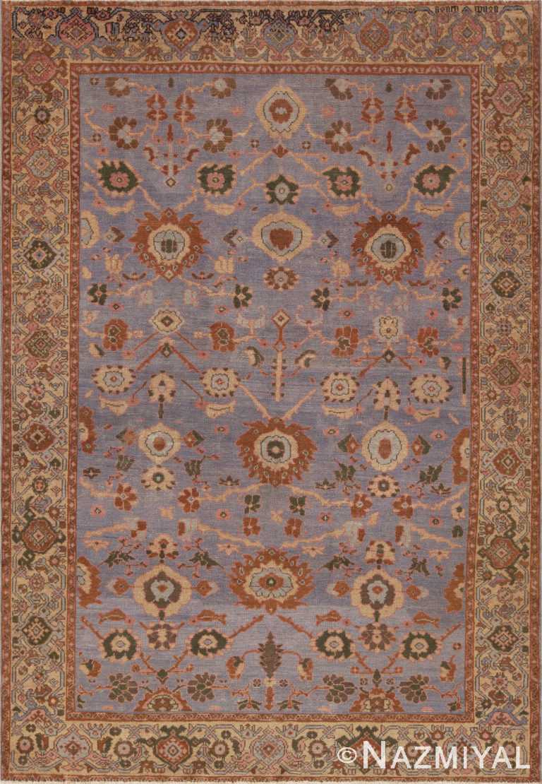 Tribal Allover Design Room Size Antique Persian Malayer Rug 70407 by Nazmiyal Antique Rugs