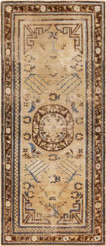 Antique Khotan East Turkestan Runner Rug 72809 by Nazmiyal Antique Rugs