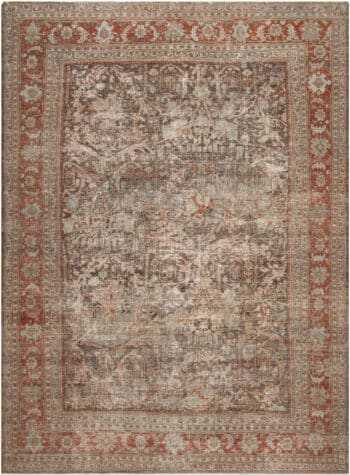 Antique Persian Sultanabad Area Rug 72812 by Nazmiyal Antique Rugs