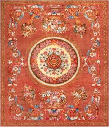 Spectacular Large Antique French Savonnerie Rug 72695 by Nazmiyal Antique Rugs