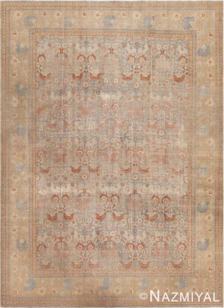 Decorative Antique Persian Tabriz Rug 72819 by Nazmiyal Antique Rugs