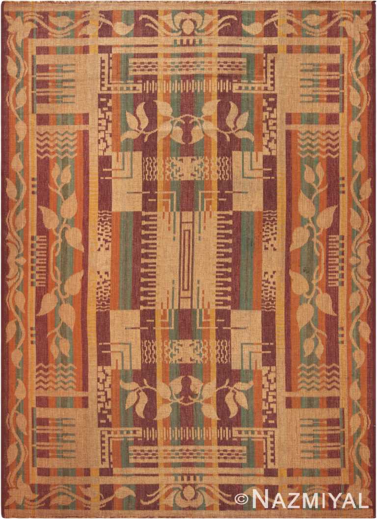 Vintage European Art Deco Kilim Rug 72828 by Nazmiyal Antique Rugs