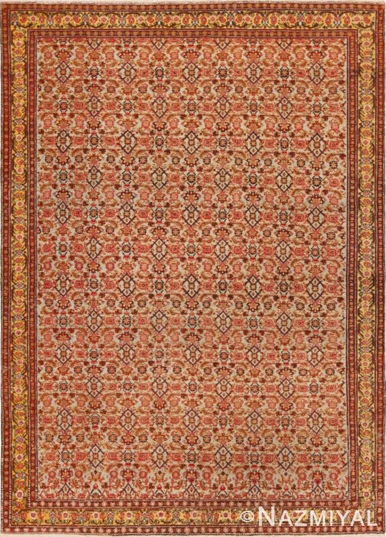 Allover Design Antique Persian Senneh Rug 72855 by Nazmiyal Antique Rugs