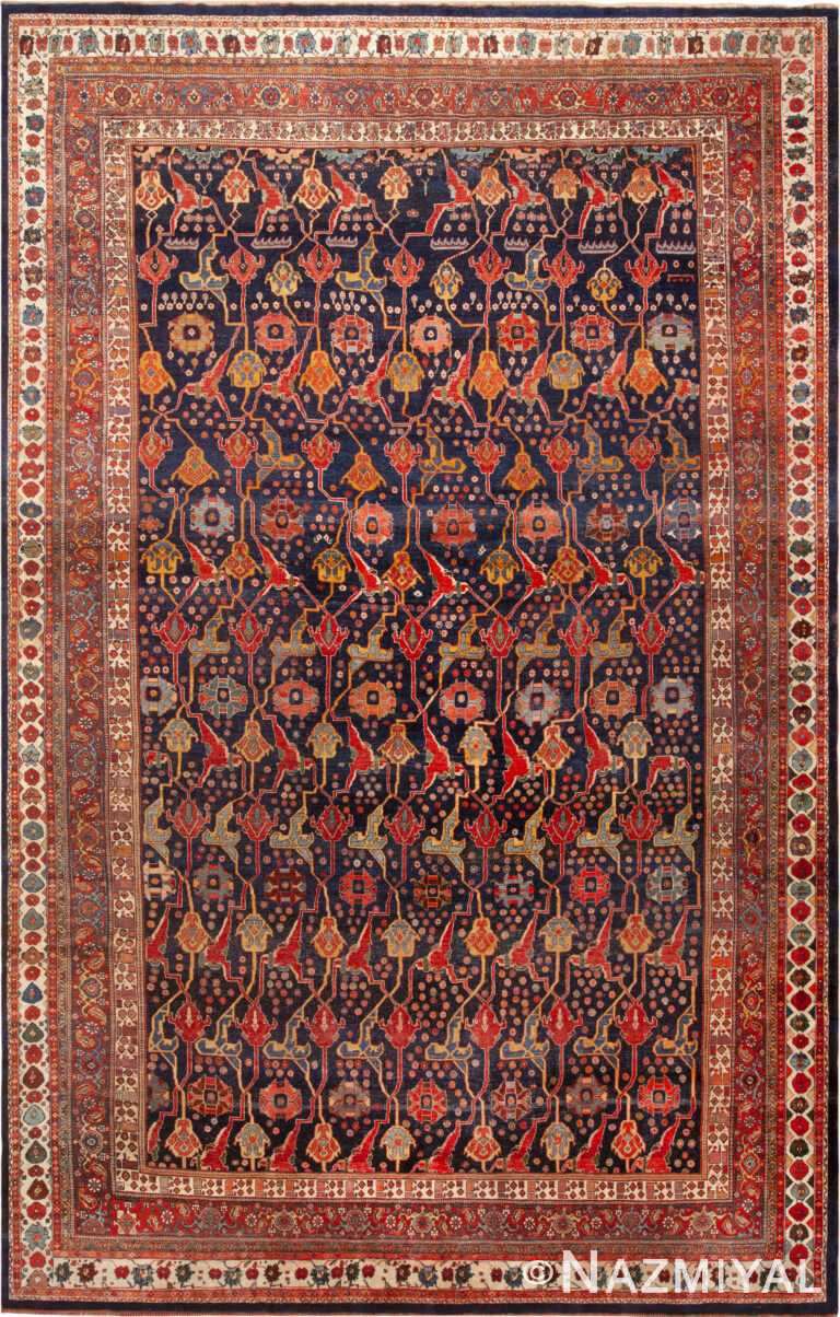Large Antique Persian Garous Bidjar Rug 72868 by Nazmiyal Antique Rugs
