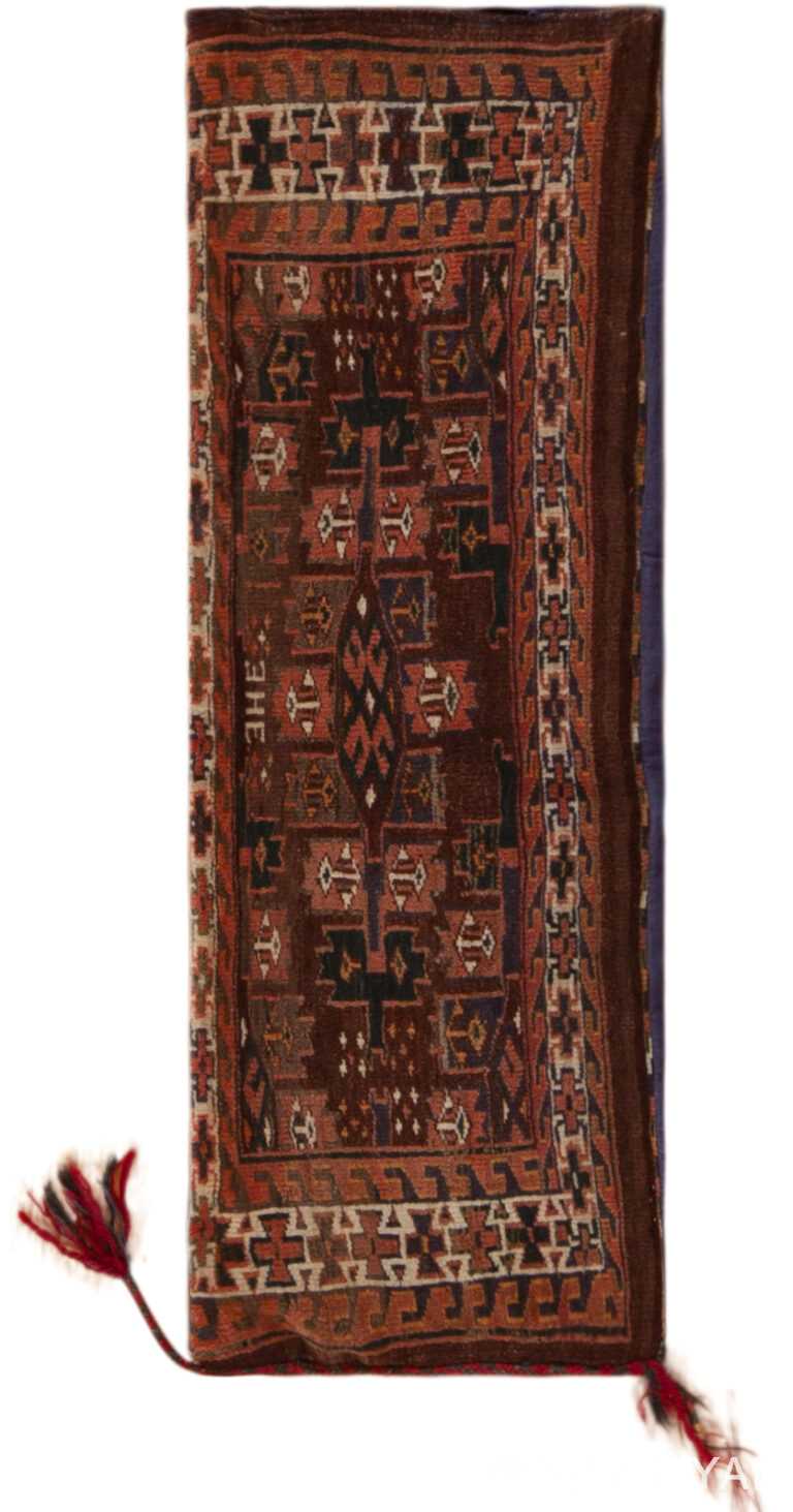 Tribal Antique Afghan Pillow Case 72449 by Nazmiyal Antique Rugs