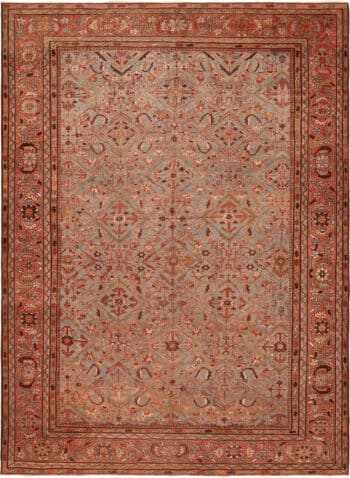 Antique Light Blue Persian Sultanabad 72878 by Nazmiyal Antique Rugs