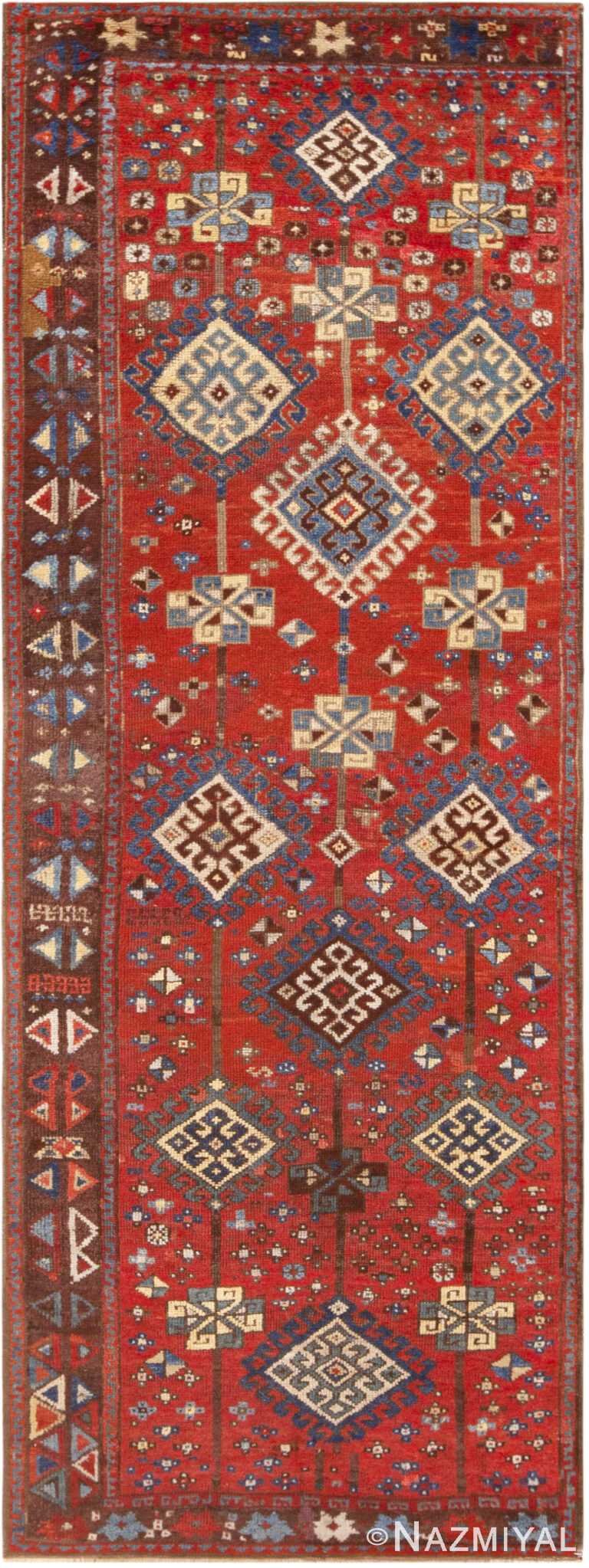 Tribal Antique Central Anatolian Runner Rug 72598 by Nazmiyal Antique Rugs