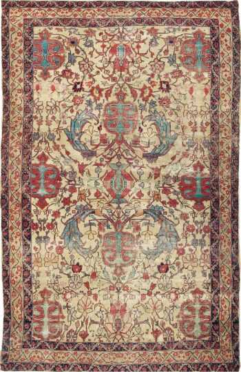 Antique Persian Kerman Shabby Chic Rug 72966 by Nazmiyal Antique Rugs