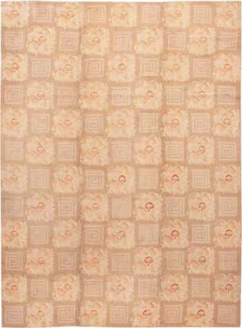 Floral Room Size Antique American Hooked Rug 72967 by Nazmiyal Antique Rugs