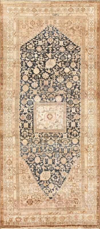 Gallery Size Antique Tribal Persian Malayer Rug 50469 by Nazmiyal Antique Rugs
