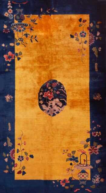 Antique Chinese Art Deco Medallion Design Rug 73029 by Nazmiyal Antique Rugs